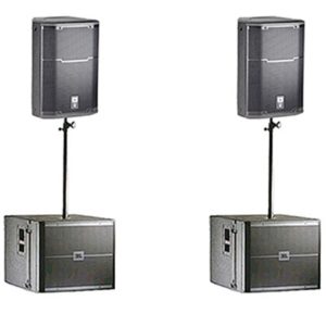 Аренда комплекта звука JBL PRX612, VRX918SP мощностью 3.5 квт