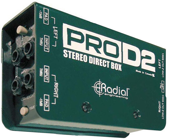 Radial PRO-D2 - стерео директ-бокс в аренду